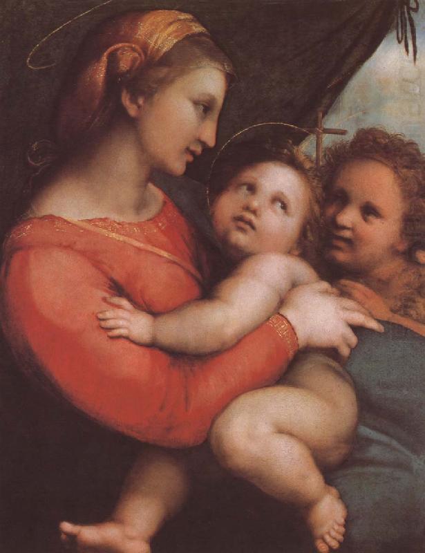 The virgin mary and younger John, RAFFAELLO Sanzio